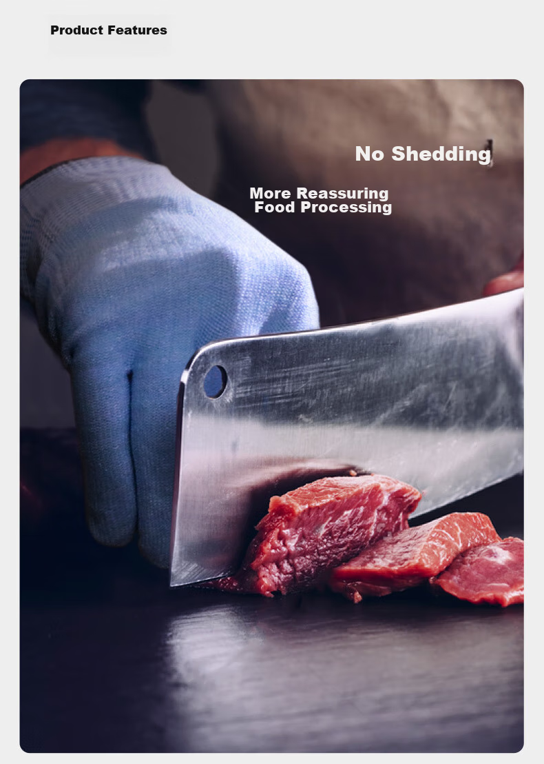 NXG Cut-Resistant Gloves, Kitchen-Specific Anti-Cutting, Steel Wire Protective Gloves for Chopping And Meat Cutting, X11-L Size 5