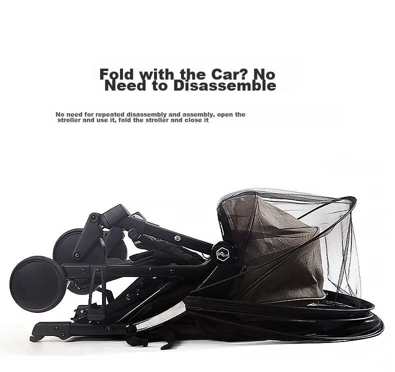 Nanjiren Baby Stroller Mosquito Net, Full Coverage Universal Enlarged Baby Anti-Mosquito Cover, Children's Mesh Sunshade, Small Stroller Anti-Mosquito Net 9