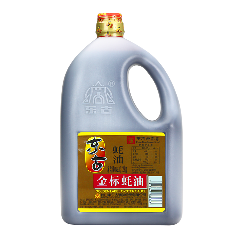 东古 金标蚝油2kg 炒菜腌料蘸料提鲜0脂调味大包装