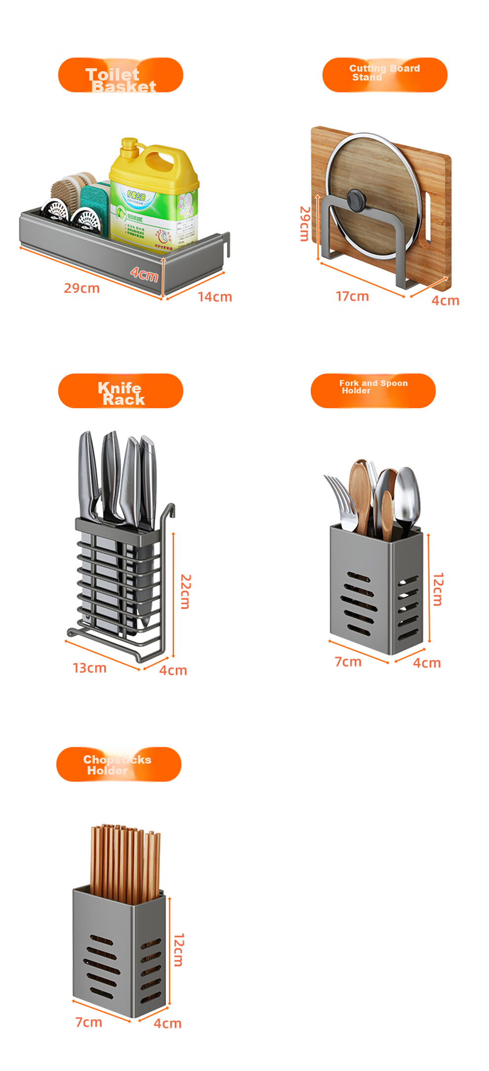 Shuaishi Kitchen Utensil Storage Rack, Sink Rack, Draining Rack, Dish Rack, Dishwashing Rack, Sink Organizer 19