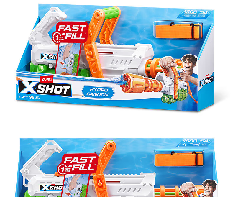 ZURU Super Attack Crazy Water Cannon Quick-Fill Water Gun, Water Play Toy, Birthday Gift for Boys And Girls 11