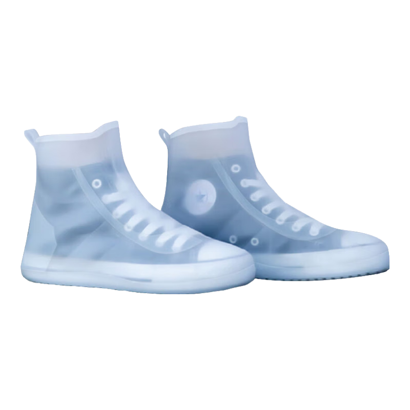 JD Original Rain Shoe Covers XXL, Eco-Friendly Odorless Waterproof Rain Shoe Covers for Men And Women, Thickened Wear-Resistant Rain Boots