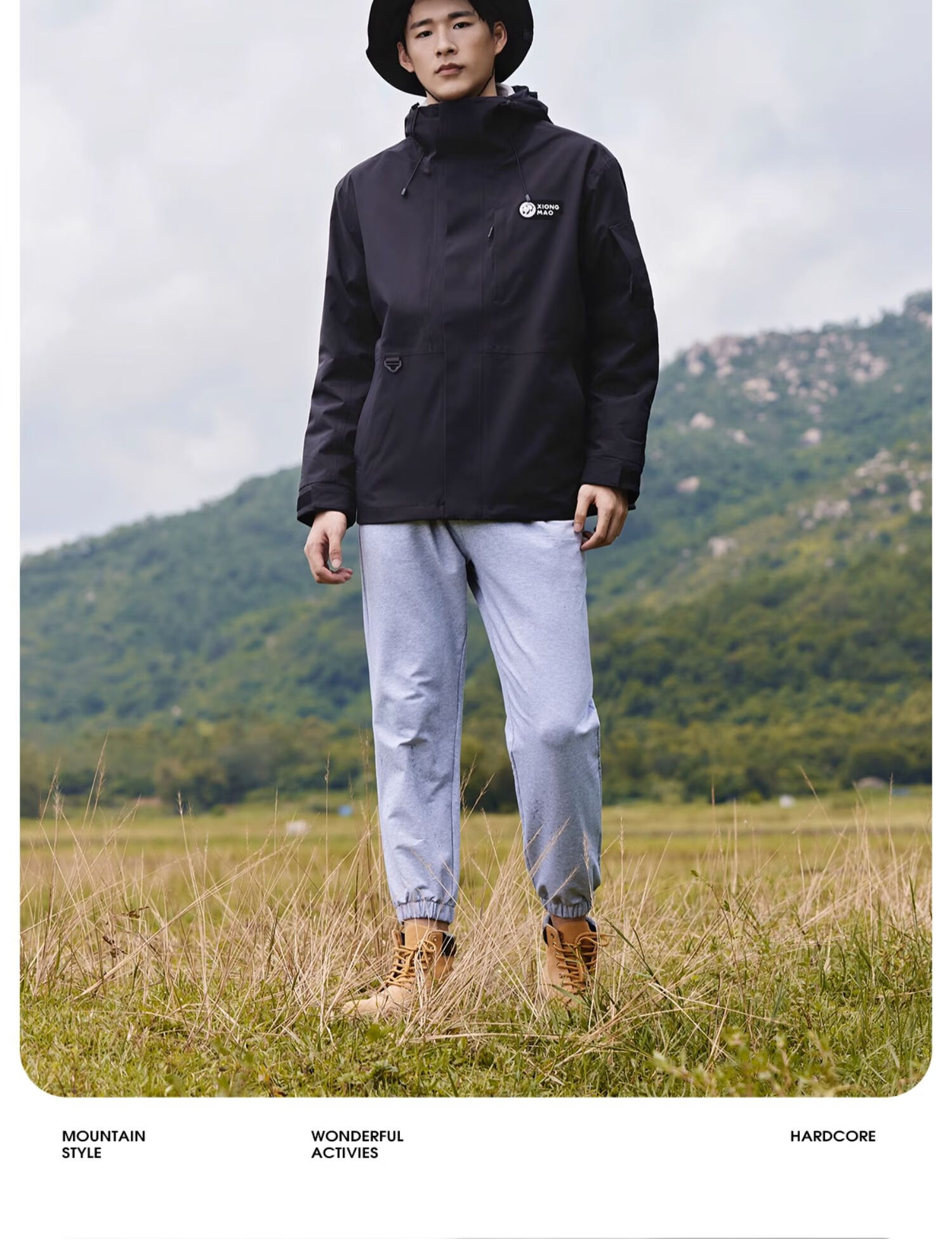 CAMEL Outdoor Waterproof, Windproof, And Breathable Jacket for Men And Women, Three-In Fleece-Lined Warm Mountaineering Coat 21