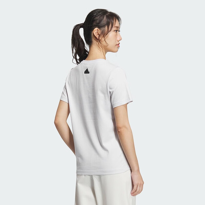Adidas Women's Sportswear Series, TECH BOS TEE Round Neck T-Shirt, IM8839 A/L 3