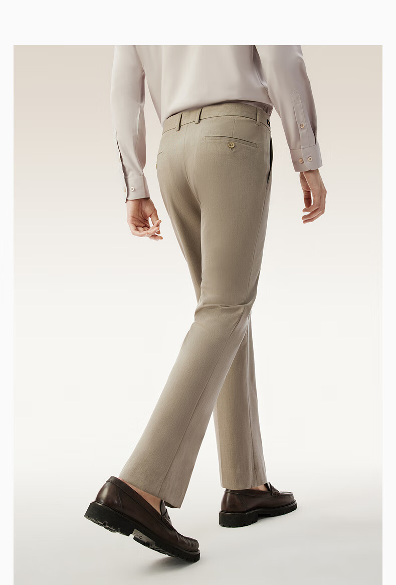 Hodo Men's Dress Pants, Level 3.5, Wrinkle-Free, Machine Washable, Brand-Name, Pleated, Stretchy Dress Pants 17