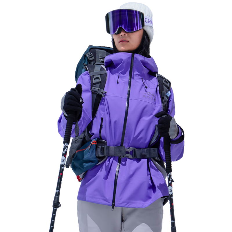 CAMEL [Himalaya Series] Outdoor Windproof And Rainproof Jacket for Men And Women, 3L Hard Shell H3500 A34CA31848