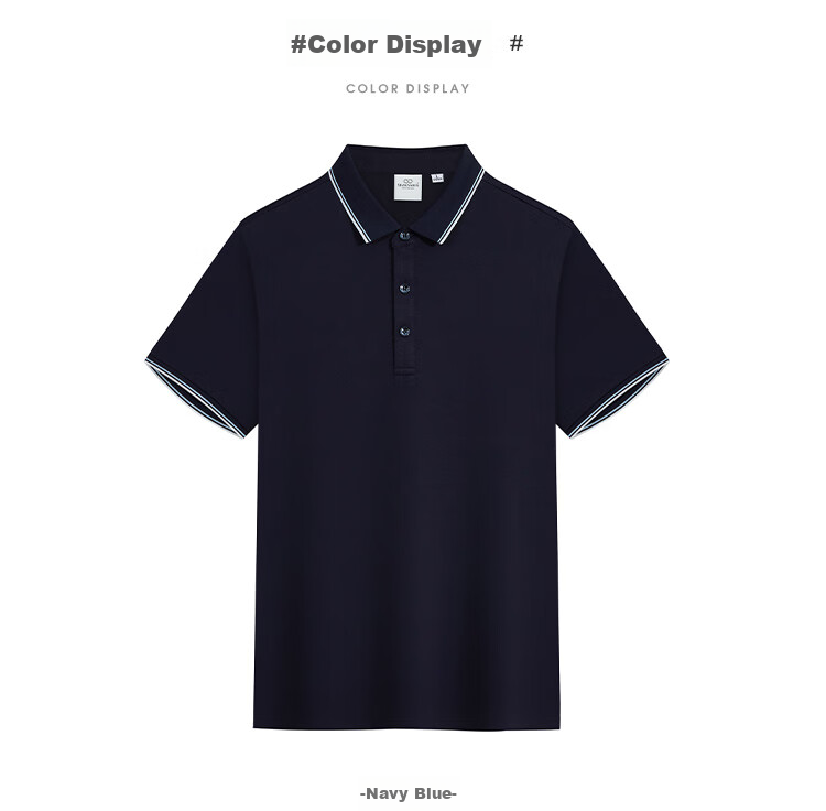 Jeanswest Men's Short Sleeve Polo Shirt 2026 Summer Mint Cooling Casual T-Shirt Base Layer Dark Gray 2XL 23