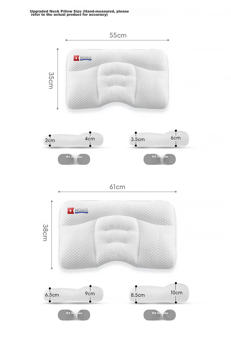 Hoag Children's Pillow for 6 Months to 3 Years Old, Baby Neck Support Pillow, Newly Designed H1 Stage 37