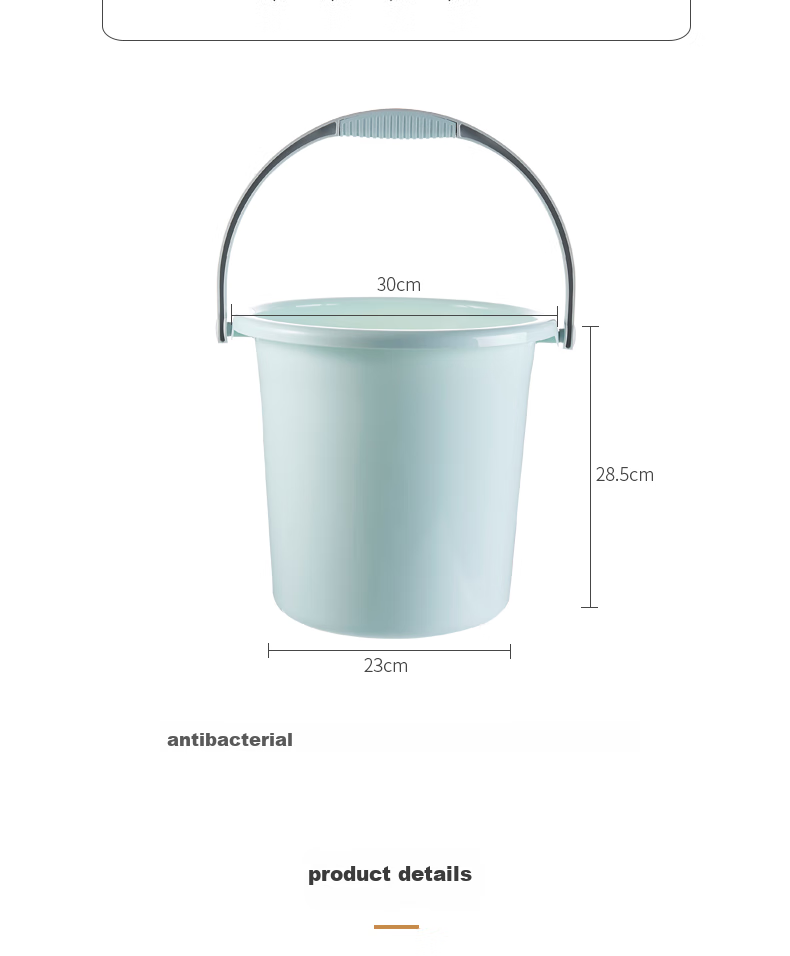 MR Face Basin Three-Piece Set Thickened Washbasin Vegetable Washing Basin Household Laundry Foot Washing Basin Student Plastic Basin Dormitory Baby Basi 5