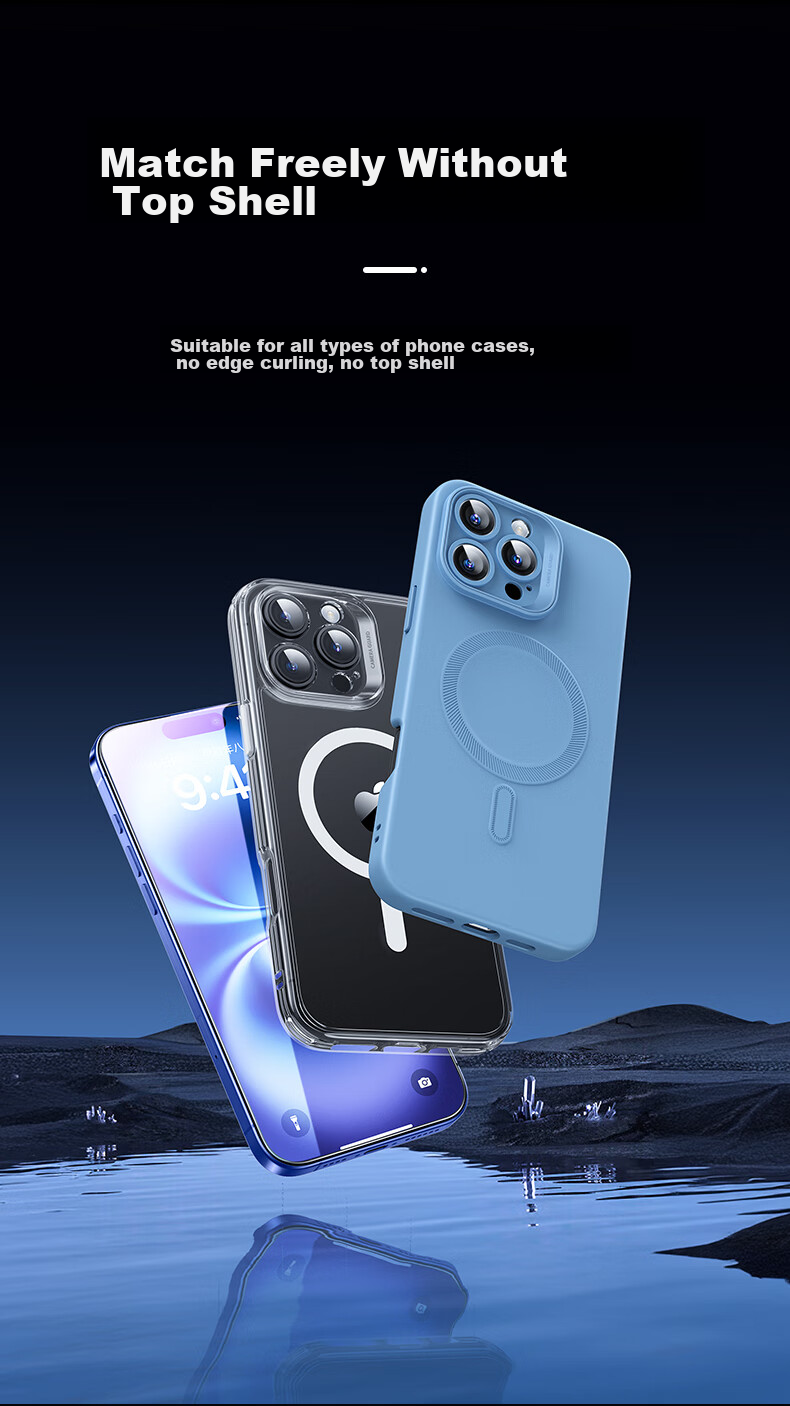 ESR Tempered Glass Screen Protector for IPhone 16 Plus, Apple 16 Plus Phone Film, Dust-Free Installation, Quick Application, HD Clear, Anti-Blue Light, Anti-Fingerprint, No Case Interference, Front Film for Mobile Phones 3