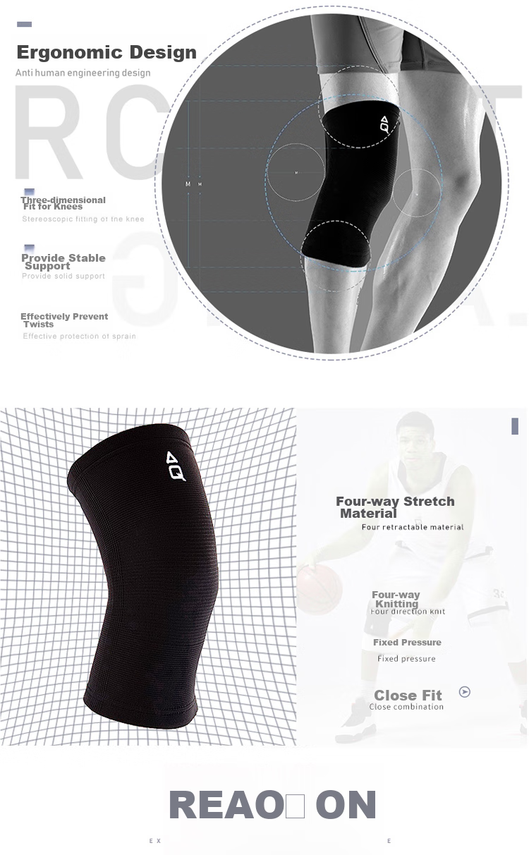 AQ Knee Brace for Sports Running, Hiking Knee Joint Meniscus Protection 1151S Knee Sleeve 30.5-35.6CM 7