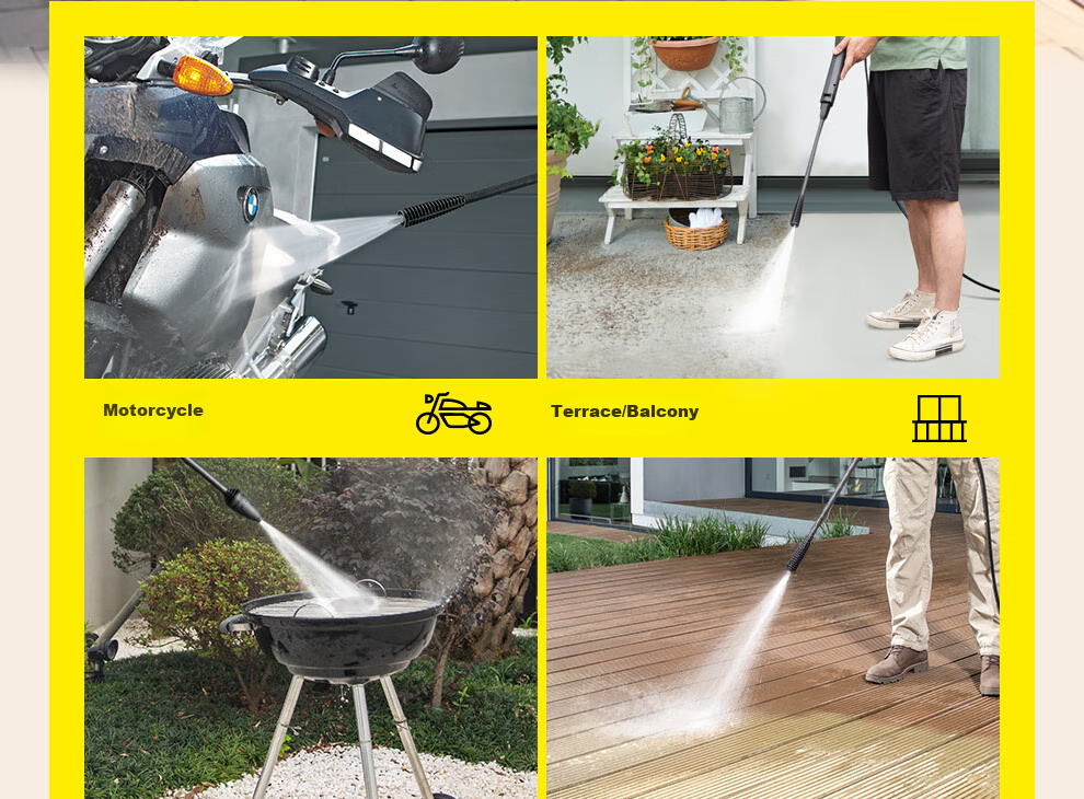 KARCHER German High-Pressure Washer, Household Car Washing Machine, Water Gun, Pump, Cleaning Machine for Floor Washing 11