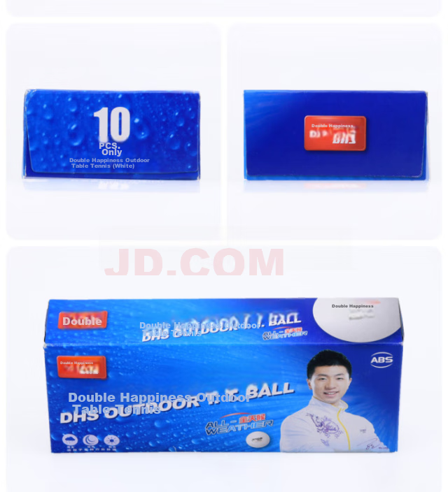 DHS Table Tennis Three-Star Competition ABS New Material 40+ 3-Star Ping Pong Ball Professional Match Ball Yellow 30-Pack 5
