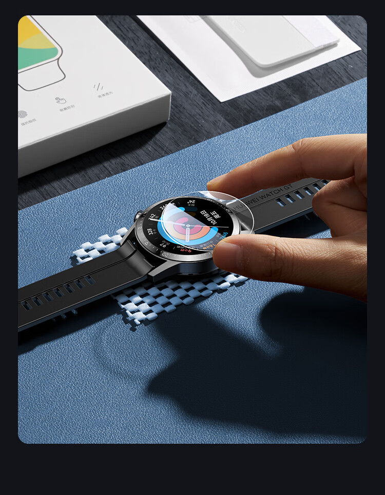 UGREEN WatchFit4/3 Protective Film for Huawei Watch, Full Screen Coverage, HD Clear, Shockproof, Shatterproof, Scratch-Resistant, Fingerprint-Proof, Waterproof, Non-Tempered Glass Protective Film for Watch Face 1