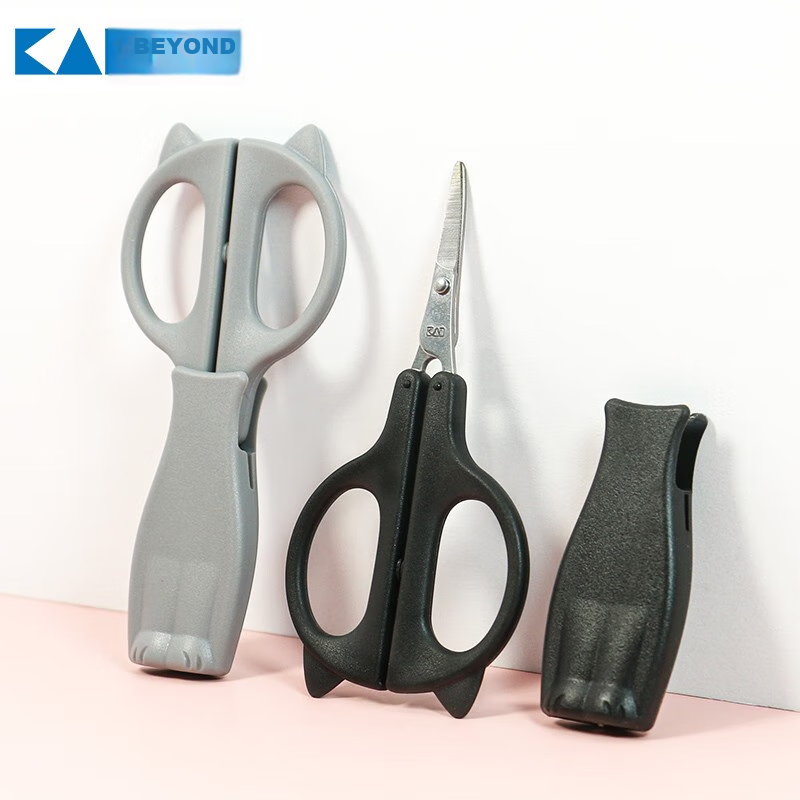 KAI Japanese Import, Miaoxiaoduo Series Makeup Scissors (Round Tip), Beauty Scissors, Eyebrow Scissors, Beard And Sideburn Trimmer for Nose Hair