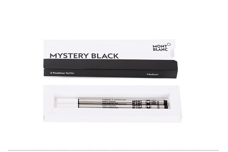 MONTBLANC Montblanc StarWalker Black Fine Line Pen Refills 2-Pack M Tip 128246 [Gift] 1