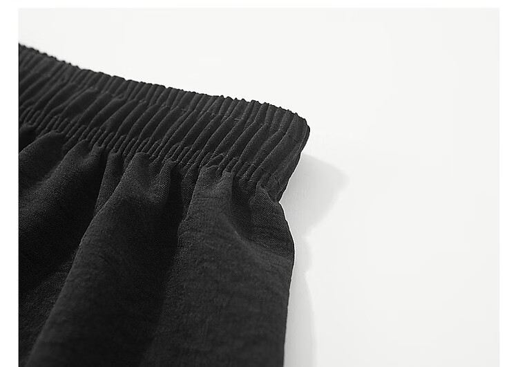 Dme [Dopamine Slim Pants] Summer Commute Elastic Waist Slimming Comfortable Draping Wide-Leg Casual Pants 10