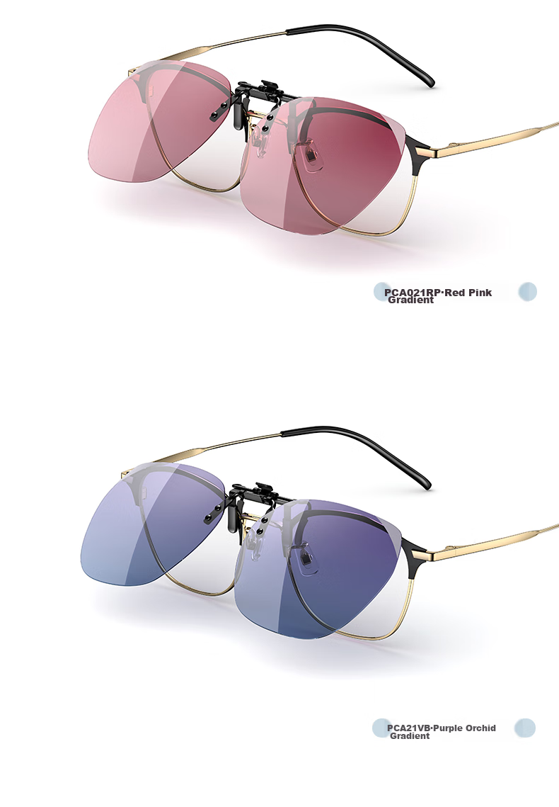 PARIM Nearsighted Sunglasses Clip-On for Women, Driving Polarized Lightweight Nearsighted Eyeglass Frame Sunglasses for Men, UV Protection Glasses 13