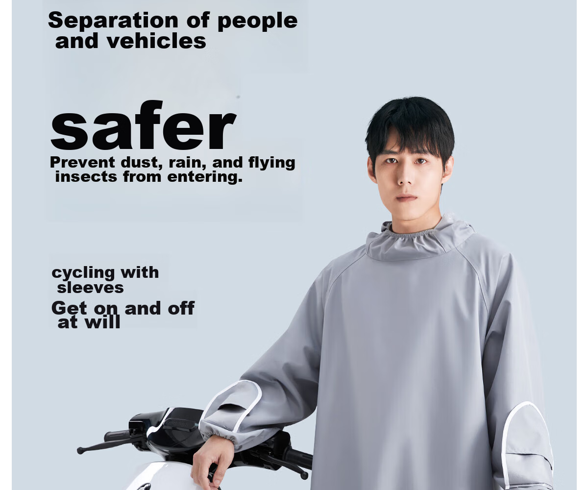 Chegui Mu [Recommended by Procurement] Electric Motorcycle Double-Layer Thickened Split Raincoat Heavy Rain Labor Protection Sanitation Security Raincoat 14