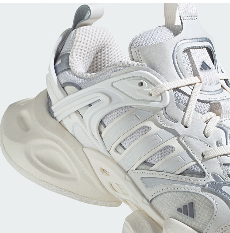 Adidas XLG RUNNER DELUXE Lightweight Armor Shoes Thick-Soled Running Shoes, Bright White, Size 42 7