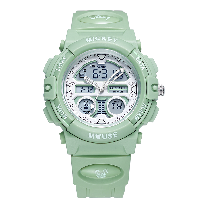 Disney Mickey Mouse Collaboration Exam-Specific Waterproof Sports Watch for Middle And High School Students, Children's Electronic Watch Only for Time Measurement