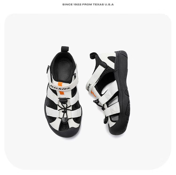 Dickies Children's Sandals, Boys And Girls Non-Slip Beach Shoes, Summer Closed-Toe Anti-Kick Breathable Soft-Soled Hollow Water Shoes 14