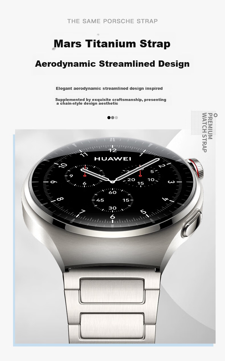 Weiqiantu [Titanium Metal] Suitable for Huawei Watch Straps GT7/GT6/GT5/pro/Watch6/pro/5/watch4pro/GT4/3/Buds2, Feifan Dashi 2 2