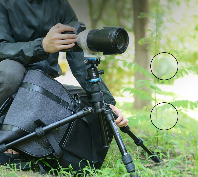 Benro Tripod IF28C+ DSLR Tripod Head Canon Nikon Camera Super Strong Carbon Fiber Foldable Convertible Monopod 8