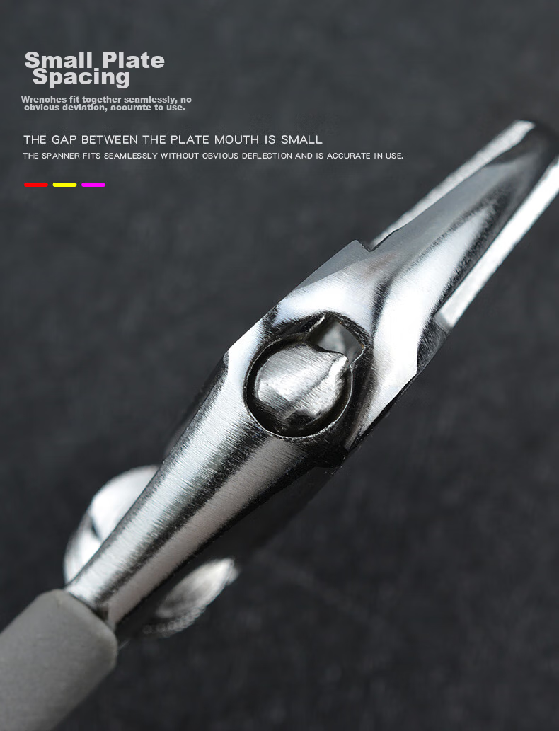 JERXUN Adjustable Wrench, Mini Short Handle, Wide Opening, Multi-Functional, Adjustable Spanner, Plumbing Pliers, Adjustable Wrench 9