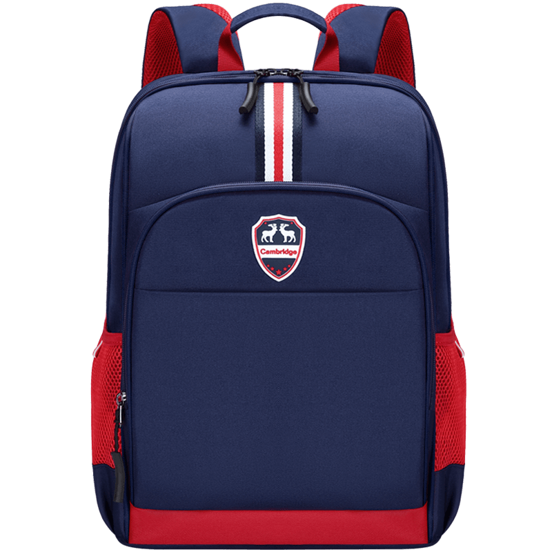 V.NINE Backpack for Primary School Boys, Lightweight And Reduced Burden Children's Schoolbag with Large Capacity Cloud-Style Double Shoulder Bag, British Style Backpack