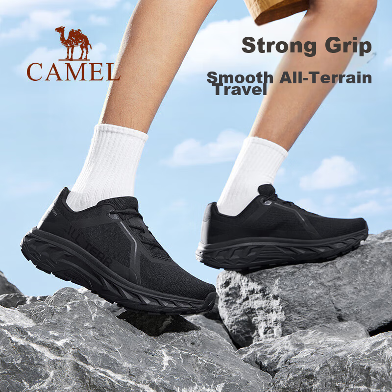 CAMEL [Yunying] Summer Outdoor Breathable Trail Running Shoes for Men And Women, Casual Sports Running Footwear