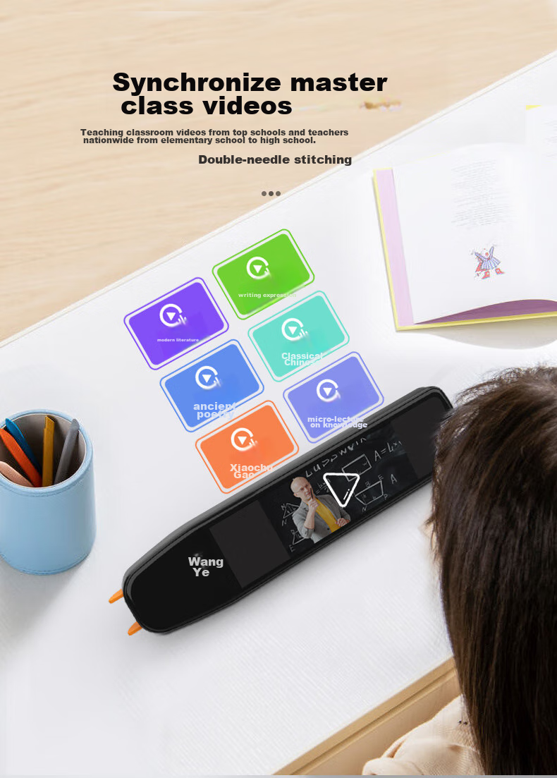 Xiaobawang SD04 Dictionary Pen English Translation Reading Pen for Primary, Middle And High School Synchronized Reading Device Compatible with Nationwide Textbooks Portable Learning Machine SD04+128G 9