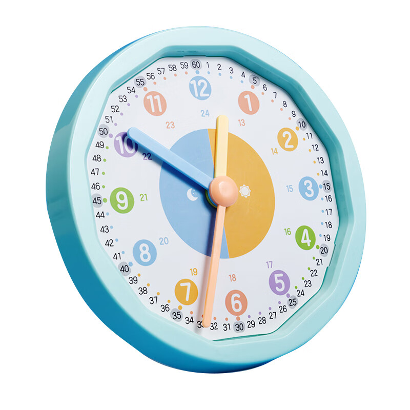 M&G Stationery Children's Clock Learning Device, Three-Hand Synchronized Clock Alarm Model, Teacher Recommended, Kindergarten Time Awareness Educational Toy ASD998K3