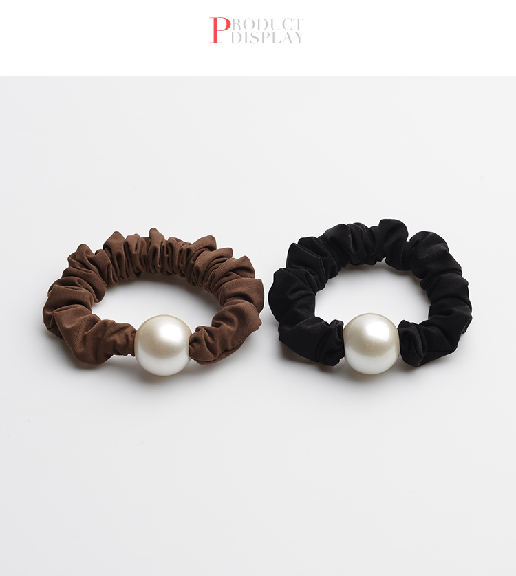 CHIMERA Simple Hair Ties, 2 Pieces, High Elasticity, Bun Hair Accessories, Hair Bands, Ponytail Hair Ties, Birthday Gift for Girls 7