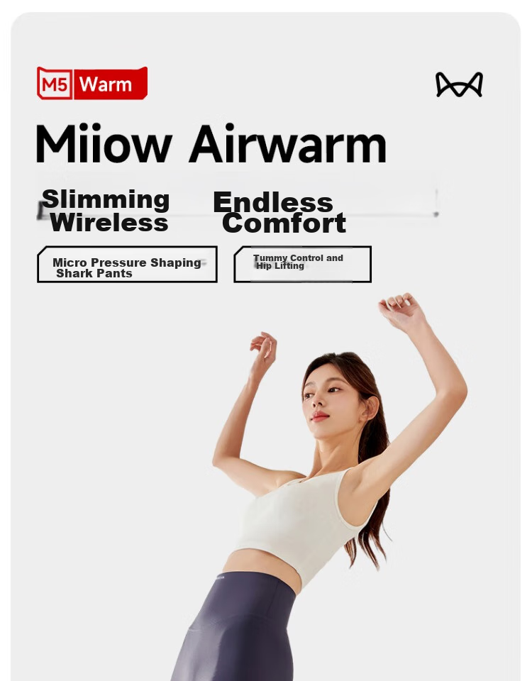 MiiOW 210g Bare-Feel Shark Leggings for Women, High-Waisted All-Season Butt-Lifting Elastic Running Fitness Pants, Tight Yoga Pants 1