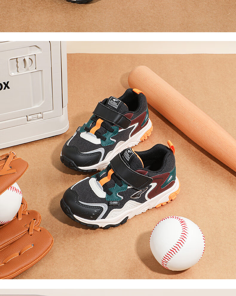 DR·KONG Toddler Shoes Sneakers Autumn Season Boys And Girls Baby Shoes Breathable Casual Children's Shoes B14243W018 Gray/Khaki 27 16