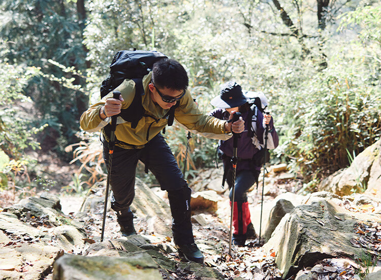 Naturehike Nuoke Changfeng UL Five-Section Carbon-Aluminum Telescopic Folding Hiking Pole Ultra-Light Aluminum Alloy Trekking Stick for Children and Adults 8