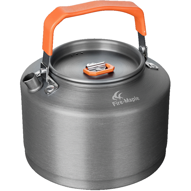 FIRE-MAPLE T4 Teapot 1.3L Single Pot Outdoor Camping Equipment Kettle for Wild Camping, Outdoor Tea Utensils, Tea Brewing around The Campfire