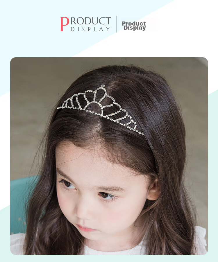 CHIMERA Butterfly Beaded Crown Headband for Children, Girls' Princess Performance Headdress, Hair Accessory, Mid-Autumn Festival Gift for Girls 4