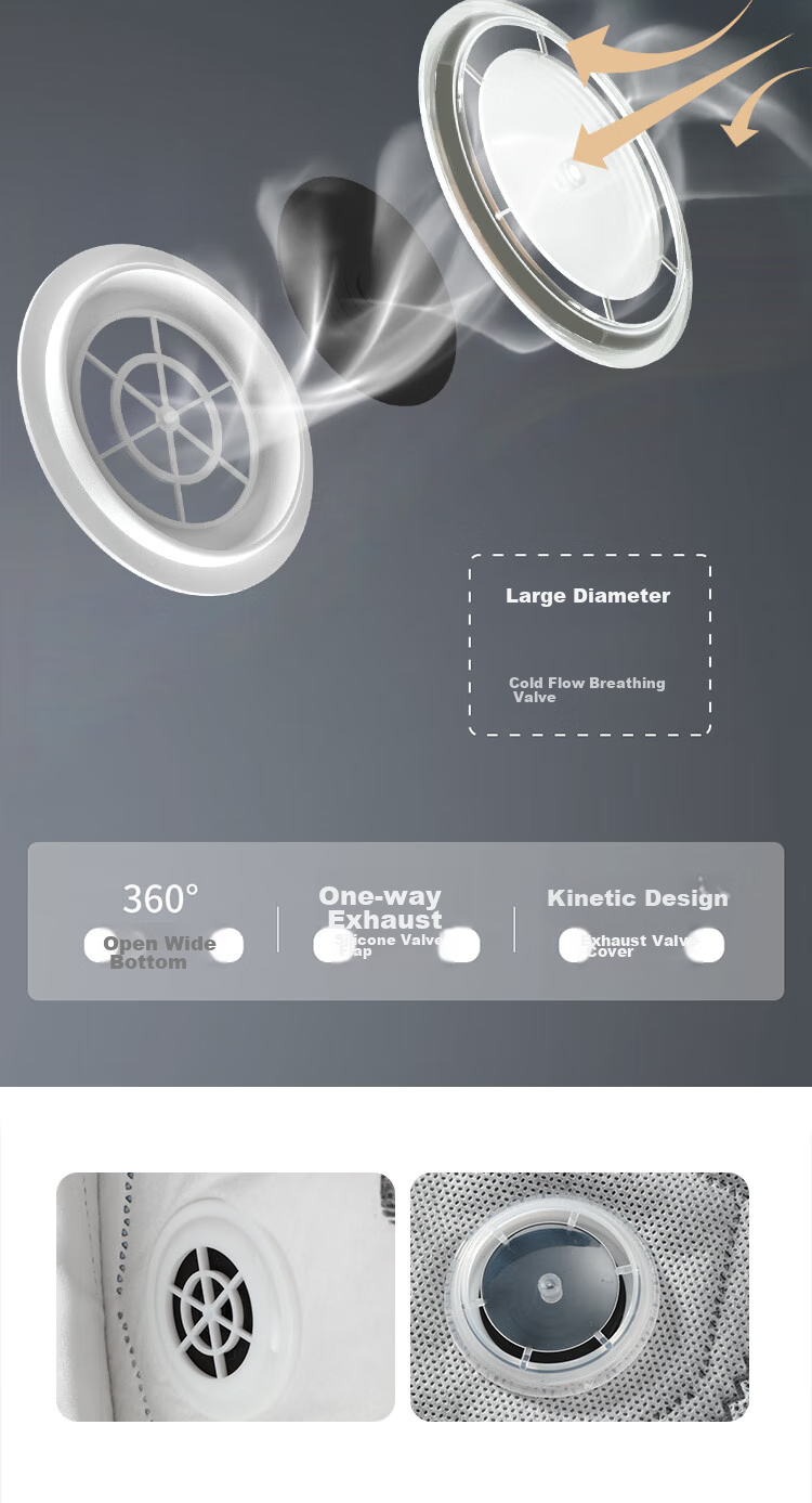 Aokeyun KP95 Double-Layer Activated Carbon Mask, Formaldehyde-Resistant with Valve, Breathable for Summer, Non-Stuffy for Office, Suitable for Pregnant Women, Prevents Secondhand Smoke And Odors, Protects Against Oil Fumes, Dust, Low Respiratory Resistance, 10 Individually Wrapped Masks 12
