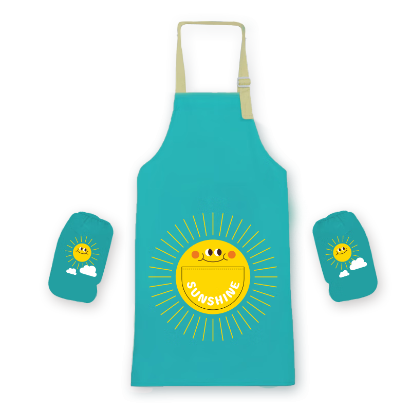 Babyprints Children's Apron, Drawing Smock, Waterproof Coverall, Baby Eating And Painting Kitchen Set, Waterproof, Dirt-Resistant, Easy-To Sleeve Cover