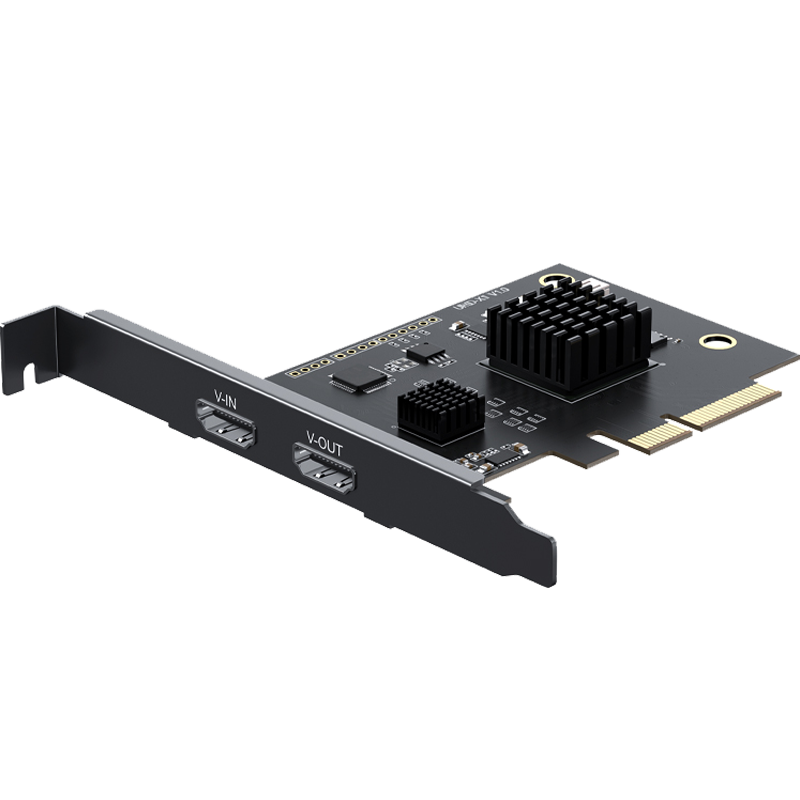 Acasis PCIE Internal HDMI Capture Card Compatible with PS4/5/Xbox Game Streaming, Douyin 4K Camera DSLR Video Live Streaming Desktop Computer Recording Card AC-2583