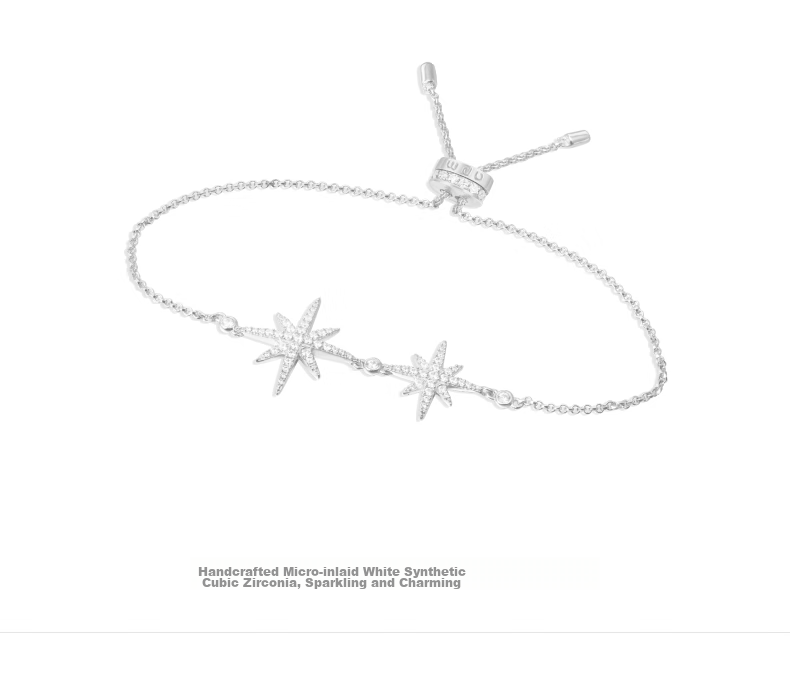 APM Monaco Hexagram Bracelet for Women, Luxurious High-End Hand Jewelry, Birthday Gift for Girlfriend Or Wife 4