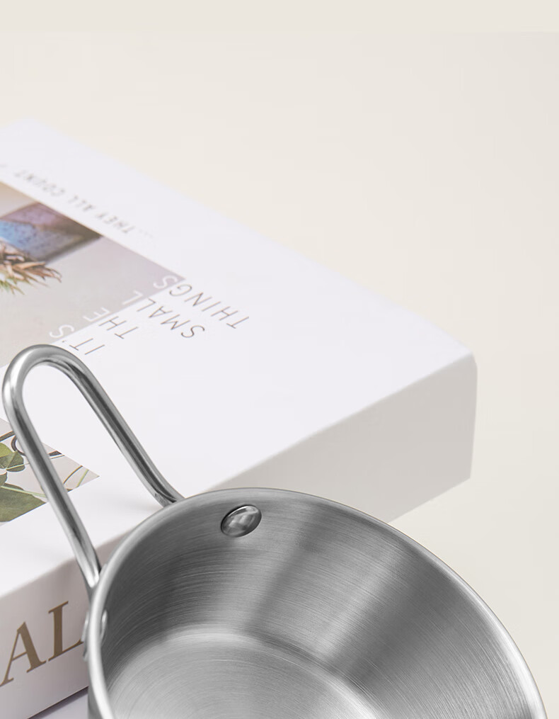 Baijie 304 Stainless Steel Bowls: Soup Bowls, Rice Bowls, Noodle Bowls, Baby Food Bowls, Korean-Style Yellow Rice Wine Bowls, 14cm, Set of 2 1