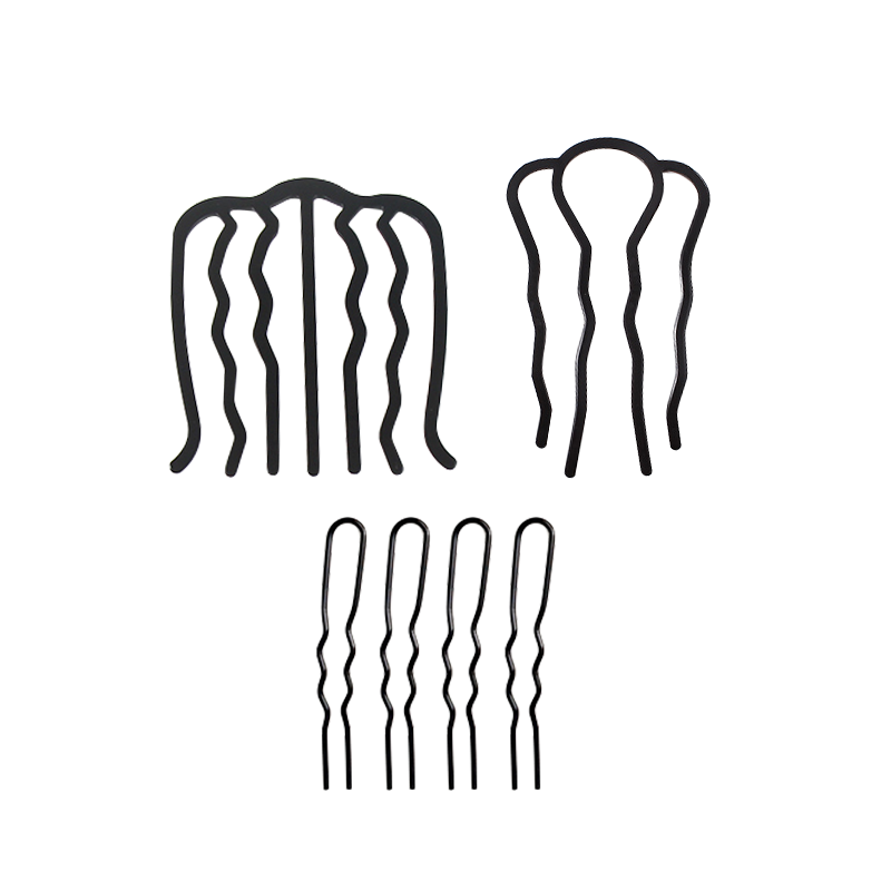 UPLUS Lazy Bun Maker Hair Fork [6-Piece Set], U-Shaped Hair Clip, Hairpin, Hair Fixing Clip, Hair Barrette
