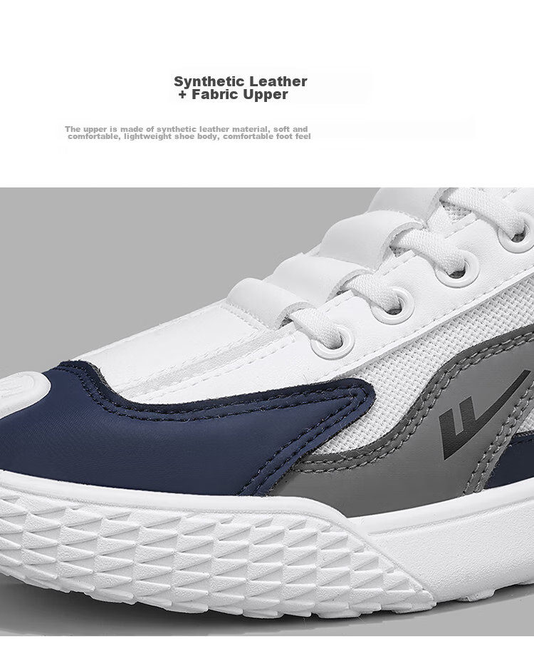 Huili Men's Sneakers, Casual Versatile Trendy Shoes, G520C White And Blue, Size 41 15