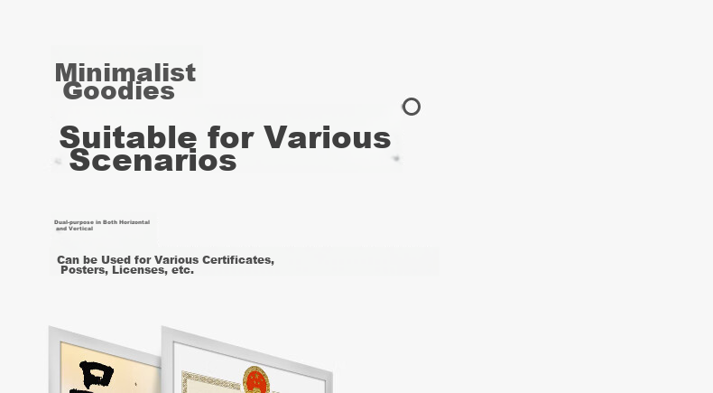 XYBP Business License Display Frame Wall-Mounted Magnetic Holder without Drilling, Certificate Showcase, Business Permit Display Stand (A3 Silver) 14