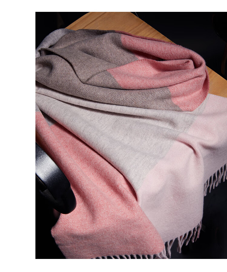 Hengyuanxiang 100% Cashmere Scarf, Women's Shawl, Warm Neck Warmer, Birthday Gift for Mom, Present for Elders 13