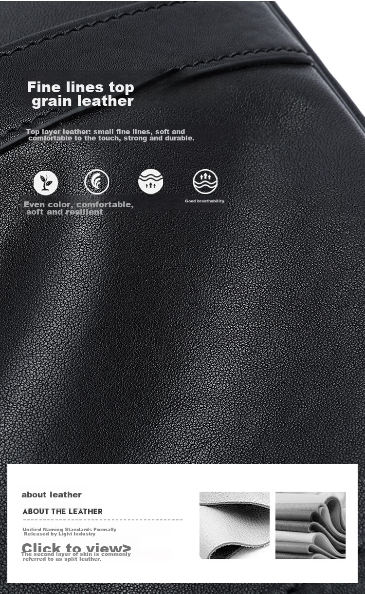 Goldlion Briefcase, Business Handbag, Laptop Bag, Large Capacity Shoulder Crossbody Bag for Men, Birthday Gift 7