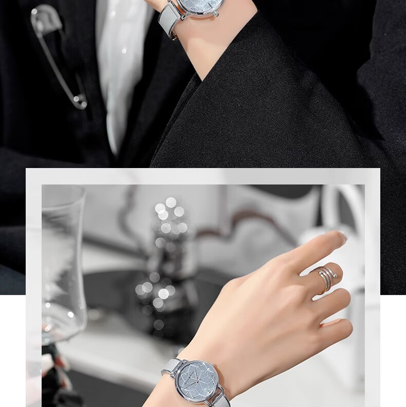 Disney Women's Starry Sky Girl Luxury Niche Wristwatch Gift Box Birthday Valentine's Day Present for Girlfriend 6